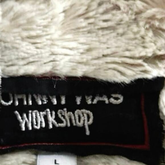 Johnny Was Artic Lynx faux fur coat jacket cardigan duster animal size L large - Picture 6 of 11